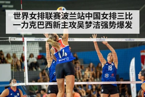 世界女排联赛波兰站中国女排三比一力克巴西新主攻吴梦洁强势爆发