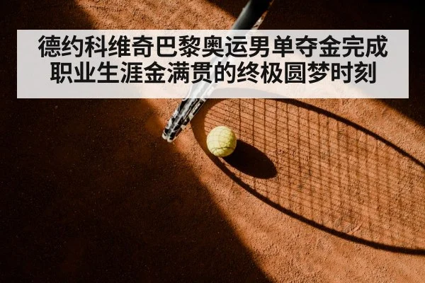 德约科维奇巴黎奥运男单夺金完成职业生涯金满贯的终极圆梦时刻